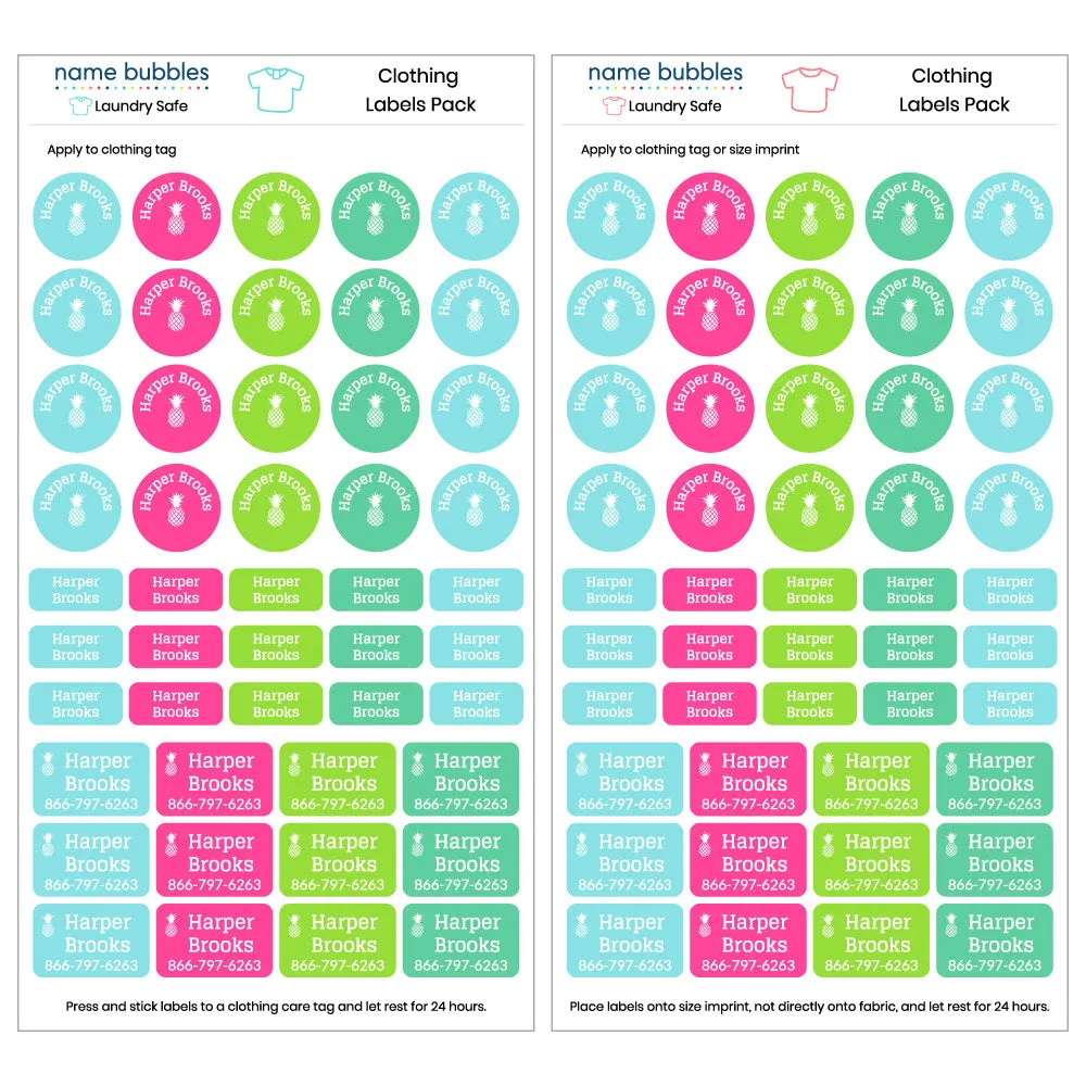 Custom Clothing Labels Pack