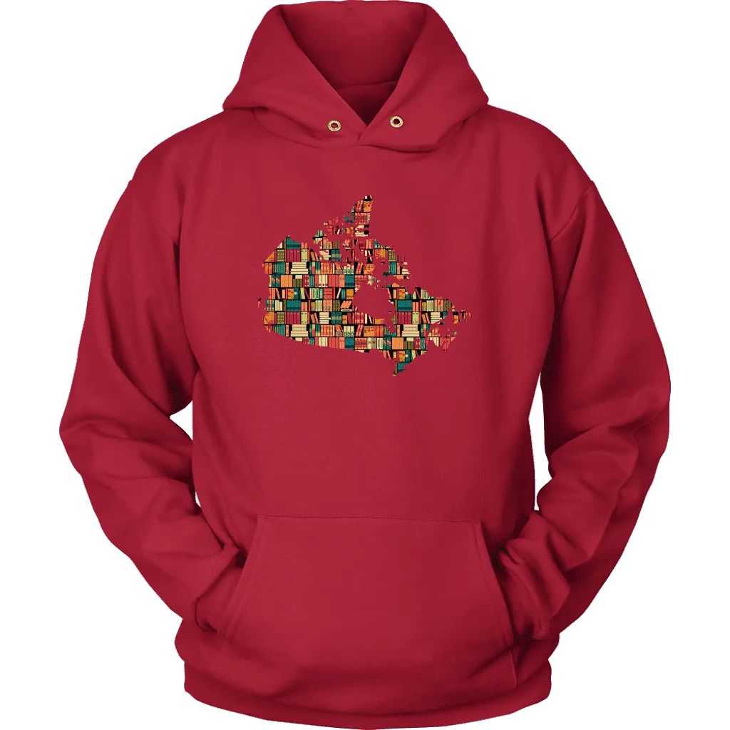 "Canada Bookish Map" Hoodie