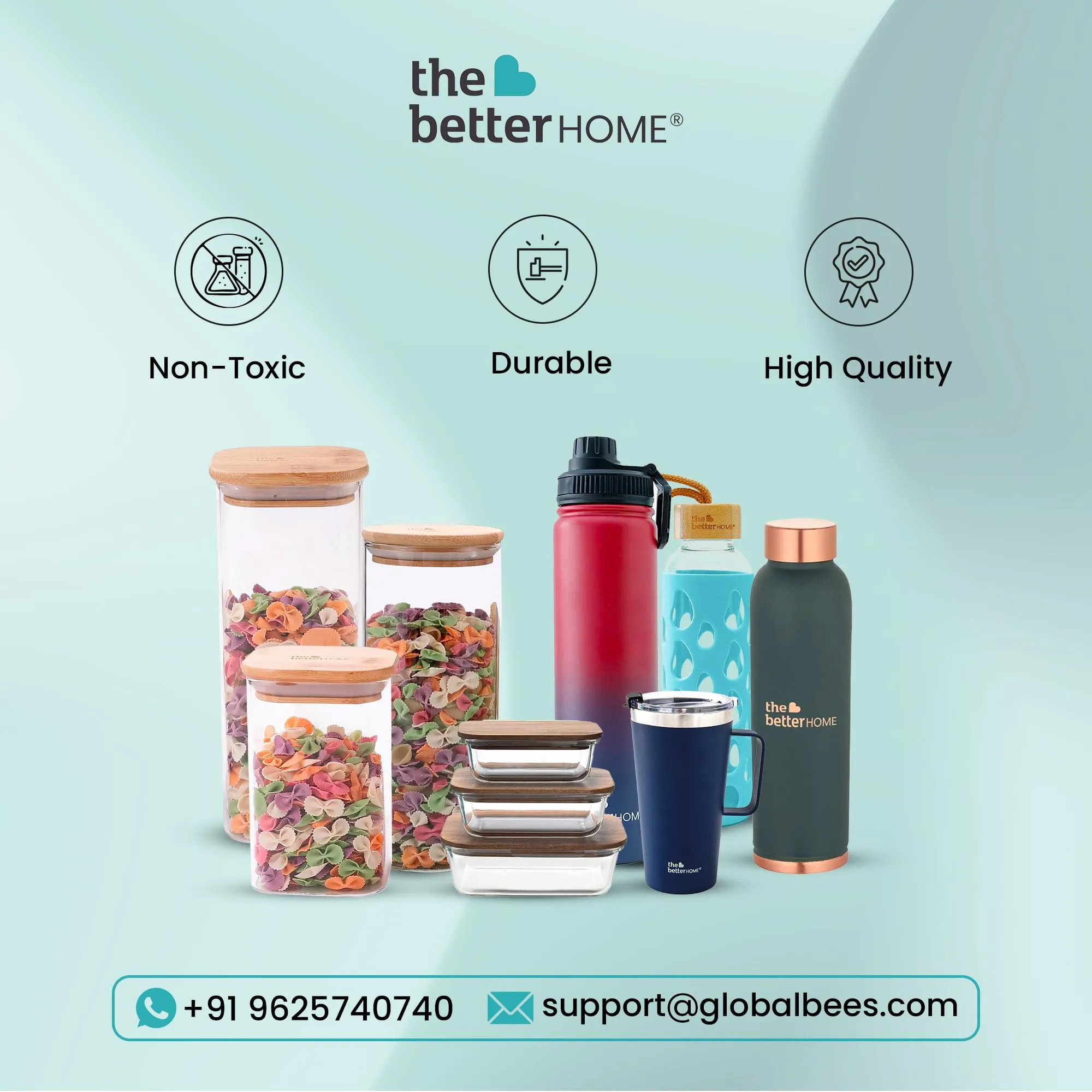 The Better Home 4pcs Ceramic Bathroom Accessories Set | Soap Dispenser(350ML) 2 Toothbrush Holders & Soap Case | Liquid Soap Dispenser For Bathroom | Soap Holder For Bathroom| Bathroom Organiser-White